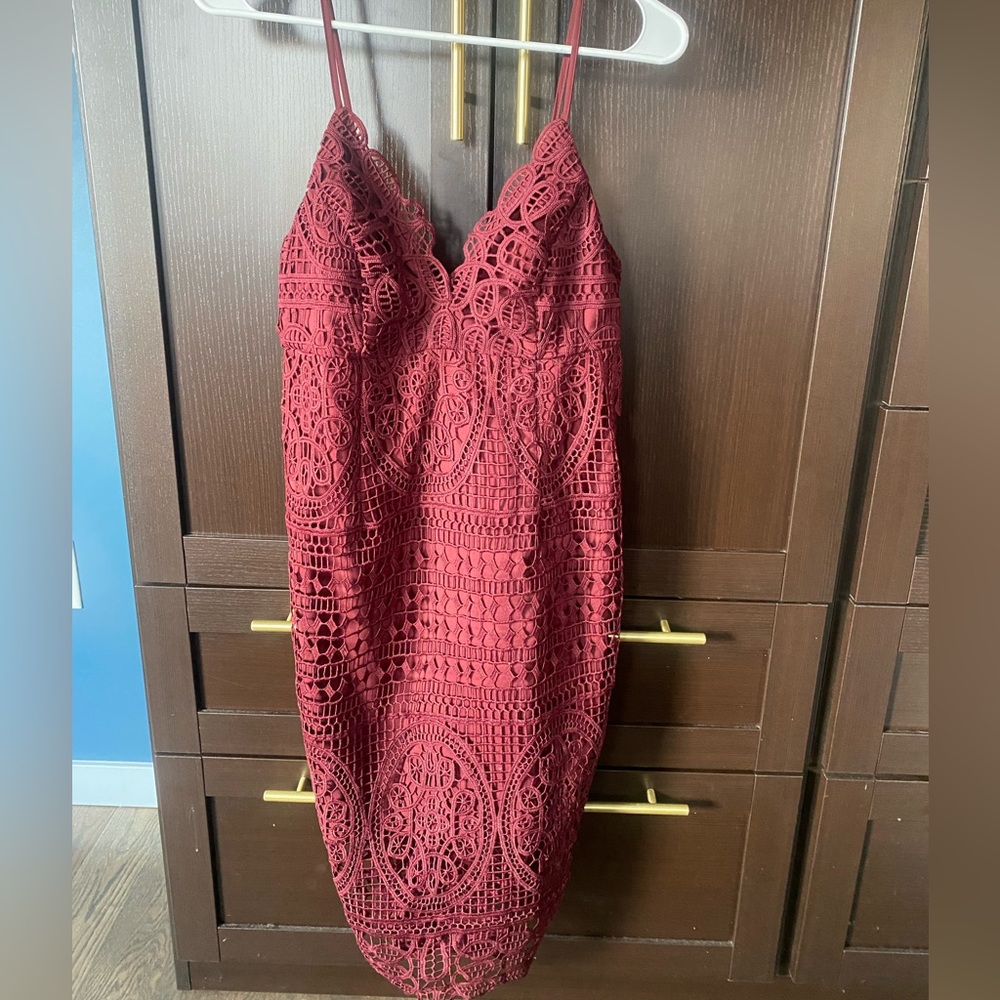 MIDI lace dress